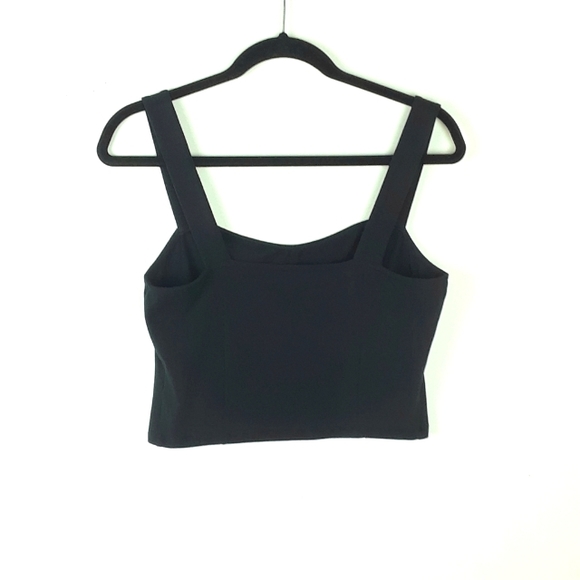 Express Black Crop Top Tank Large - Picture 4 of 7